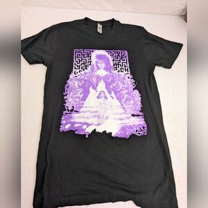 Labyrinth Movie Tee Shirt David Bowie & Jennifer Connelly Goblin King Size Small